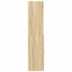 vidaXL Highboard Sideboard Cabinet Storage Cupboard White Engineered Wood - sonoma oak - Additional view 4