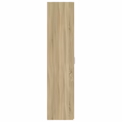 vidaXL Highboard Sideboard Cabinet Storage Cupboard White Engineered Wood - sonoma oak - Additional view 4