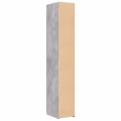 vidaXL Highboard Sideboard Cabinet Storage Cupboard White Engineered Wood - concrete grey - Additional view 5