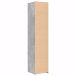 vidaXL Highboard Sideboard Side Cabinet Cupboard Concrete Grey Engineered Wood - concrete grey - Additional view 5