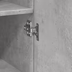 vidaXL Highboard Sideboard Side Cabinet Cupboard Concrete Grey Engineered Wood - concrete grey - Additional view 7