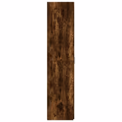 vidaXL Highboard Sideboard Side Cabinet Cupboard Concrete Grey Engineered Wood - smoked oak - Additional view 4