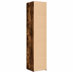 vidaXL Highboard Sideboard Side Cabinet Cupboard Concrete Grey Engineered Wood - smoked oak - Additional view 5