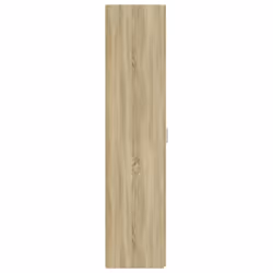vidaXL Highboard Sideboard Side Cabinet Cupboard Concrete Grey Engineered Wood - sonoma oak - Additional view 4
