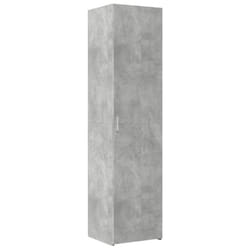 vidaXL Highboard Sideboard Side Cabinet Cupboard Concrete Grey Engineered Wood - concrete grey