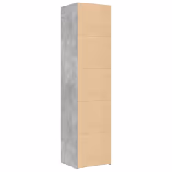 vidaXL Highboard Sideboard Side Cabinet Cupboard Concrete Grey Engineered Wood - concrete grey - Additional view 5