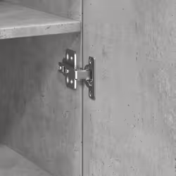 vidaXL Highboard Sideboard Side Cabinet Cupboard Concrete Grey Engineered Wood - concrete grey - Additional view 7