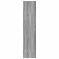 vidaXL Highboard Sideboard Side Cabinet Cupboard Concrete Grey Engineered Wood - grey sonoma - Additional view 4