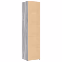 vidaXL Highboard Sideboard Side Cabinet Cupboard Concrete Grey Engineered Wood - grey sonoma - Additional view 5