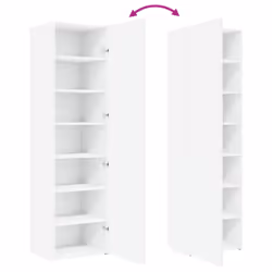 vidaXL Highboard Sideboard Side Cabinet Cupboard Concrete Grey Engineered Wood - white - Additional view 6