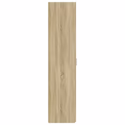 vidaXL Highboard Sideboard Side Cabinet Cupboard Concrete Grey Engineered Wood - sonoma oak - Additional view 4