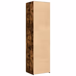 vidaXL Highboard Sideboard Side Cabinet Cupboard Concrete Grey Engineered Wood - smoked oak - Additional view 5