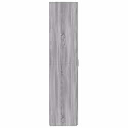 vidaXL Highboard Sideboard Side Cabinet Cupboard Concrete Grey Engineered Wood - grey sonoma - Additional view 4