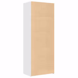 vidaXL Highboard Sideboard Cabinet Storage Cupboard Black Engineered Wood - white - Additional view 5