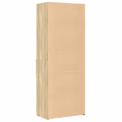 vidaXL Highboard Sideboard Cabinet Storage Cupboard Black Engineered Wood - sonoma oak - Additional view 5