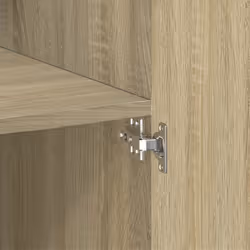 vidaXL Highboard Sideboard Cabinet Storage Cupboard Black Engineered Wood - sonoma oak - Additional view 6