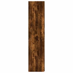 vidaXL Highboard Sideboard Cabinet Storage Cupboard Black Engineered Wood - smoked oak - Additional view 4