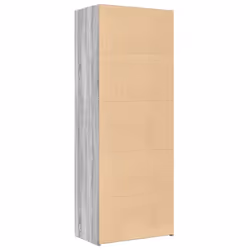 vidaXL Highboard Sideboard Cabinet Storage Cupboard Black Engineered Wood - grey sonoma - Additional view 5