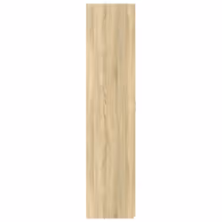 vidaXL Highboard Sideboard Cabinet Storage Cupboard Black Engineered Wood - sonoma oak - Additional view 4