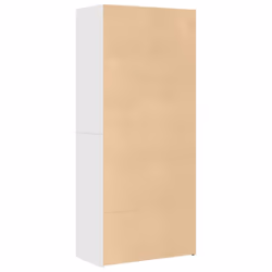 vidaXL Highboard Sideboard Cabinet Storage Cupboard Black Engineered Wood - white - Additional view 5