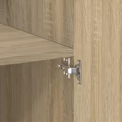 vidaXL Highboard Sideboard Cabinet Storage Cupboard Black Engineered Wood - sonoma oak - Additional view 6