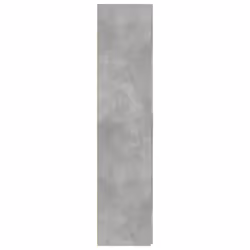 vidaXL Highboard Sideboard Cabinet Storage Cupboard Black Engineered Wood - concrete grey - Additional view 4