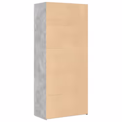 vidaXL Highboard Sideboard Cabinet Storage Cupboard Black Engineered Wood - concrete grey - Additional view 5