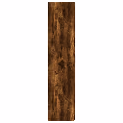 vidaXL Highboard Sideboard Cabinet Storage Cupboard Black Engineered Wood - smoked oak - Additional view 4