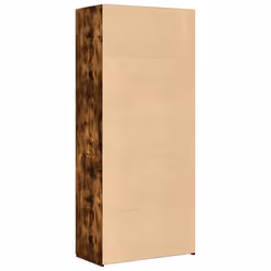 vidaXL Highboard Sideboard Cabinet Storage Cupboard Black Engineered Wood - smoked oak - Additional view 5