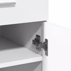 vidaXL Sideboard Storage Cupboard Cabinet Highboard Brown Oak Engineered Wood - white - Additional view 6