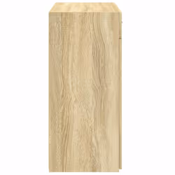 vidaXL Sideboard Storage Cupboard Cabinet Highboard Brown Oak Engineered Wood - sonoma oak - Additional view 4
