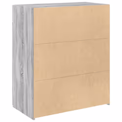 vidaXL Sideboard Storage Cupboard Cabinet Highboard Brown Oak Engineered Wood - grey sonoma - Additional view 5