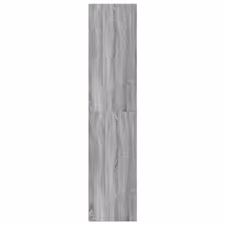 vidaXL Highboard Sideboard Side Cabinet Cupboard Concrete Grey Engineered Wood - grey sonoma - Additional view 4