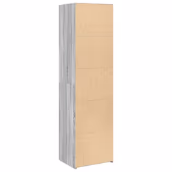 vidaXL Highboard Sideboard Side Cabinet Cupboard Concrete Grey Engineered Wood - grey sonoma - Additional view 5