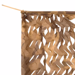 vidaXL Camouflage Net with Storage Bag Camping Camo Net Hunting Sunshade Sand - 519 x 142 cm - Additional view 5