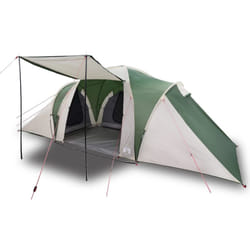 vidaXL Family Tent Dome Lightweight Camping Dome Tent Waterproof - green