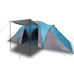 vidaXL Family Tent Dome Lightweight Camping Dome Tent Waterproof - blue