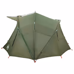 vidaXL Fishing Tent 5-Person Lightweight Tent Camping Tent Shelter Waterproof - olive green - Additional view 7