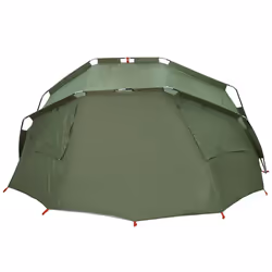 vidaXL Fishing Tent 5-Person Lightweight Tent Camping Tent Shelter Waterproof - olive green - Additional view 8