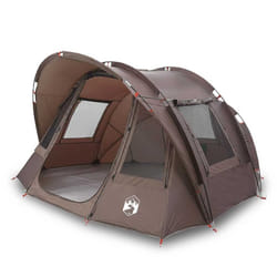 vidaXL Fishing Tent 2-Person Waterproof Lightweight Tent Camping Tent Shelter - brown