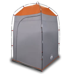 vidaXL Shower Tent Privacy Tent Toilet Tent Shelter Olive Green Waterproof - grey