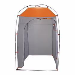 vidaXL Shower Tent Privacy Tent Toilet Tent Shelter Olive Green Waterproof - grey - Additional view 5