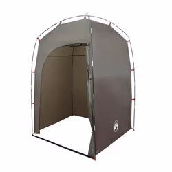 vidaXL Shower Tent Privacy Tent Toilet Tent Shelter Olive Green Waterproof - brown - Additional view 5