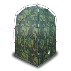 vidaXL Shower Tent Privacy Tent Toilet Tent Shelter Olive Green Waterproof - camouflage