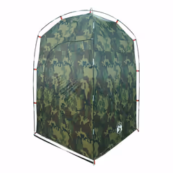 vidaXL Shower Tent Privacy Tent Toilet Tent Shelter Olive Green Waterproof - camouflage