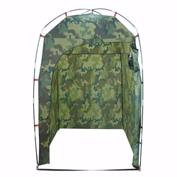 vidaXL Shower Tent Privacy Tent Toilet Tent Shelter Olive Green Waterproof - camouflage - Additional view 5
