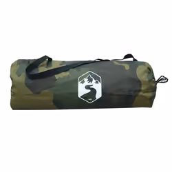 vidaXL Shower Tent Privacy Tent Toilet Tent Shelter Olive Green Waterproof - camouflage - Additional view 9