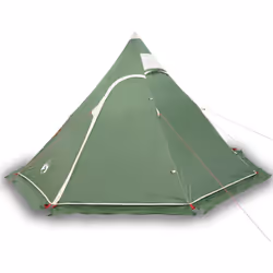 vidaXL Camping Tent Tipi 5-Person Patio Lightweight Tent Dome Tent Waterproof - green