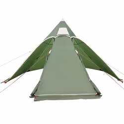 vidaXL Camping Tent Tipi 5-Person Patio Lightweight Tent Dome Tent Waterproof - green - Additional view 5