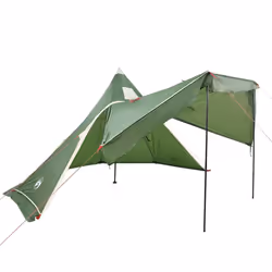 vidaXL Camping Tent Tipi 5-Person Patio Lightweight Tent Dome Tent Waterproof - green - Additional view 6